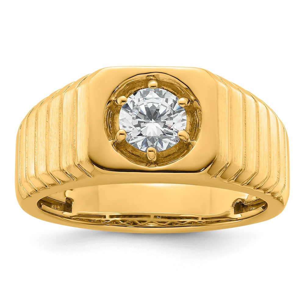 10K VS/SI FGH Lab Grown Diamond Mens Ring