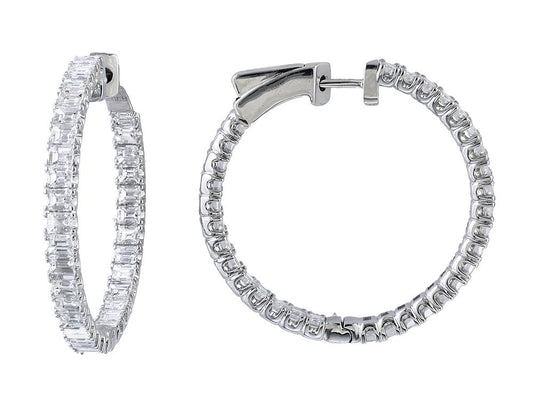 EFFY 14K WHITE GOLD  EARRINGS