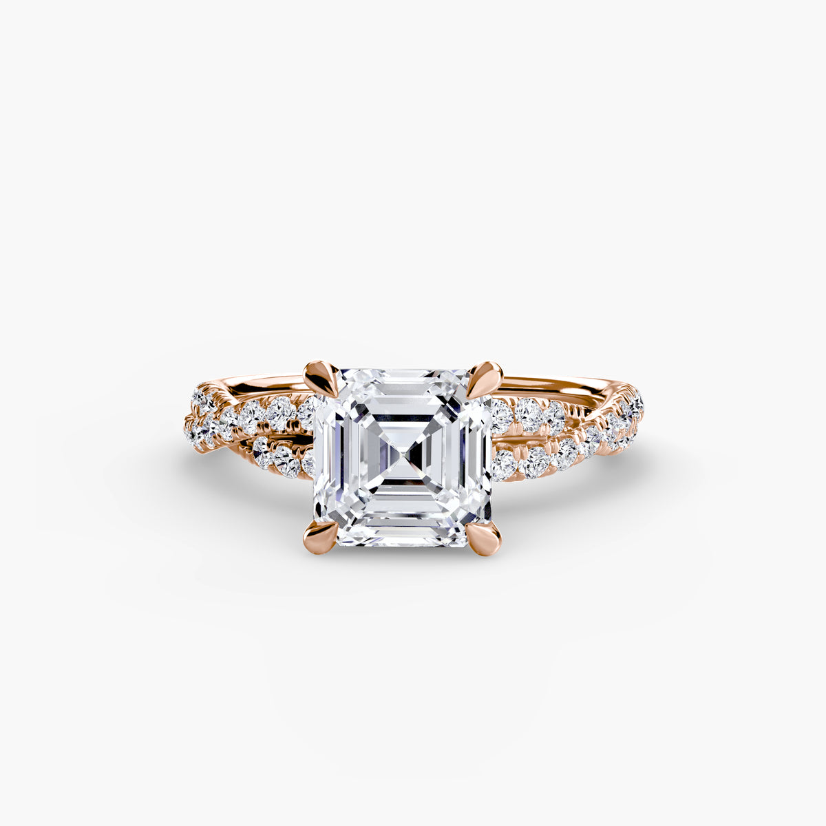 Ring Setting - 18K Rose Gold (Marquise)