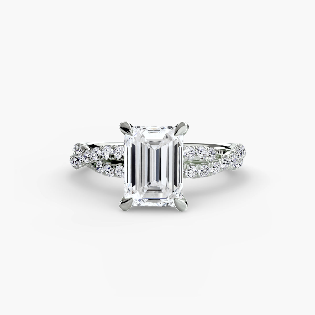 Ring Setting - 950 Platinum (Heart)