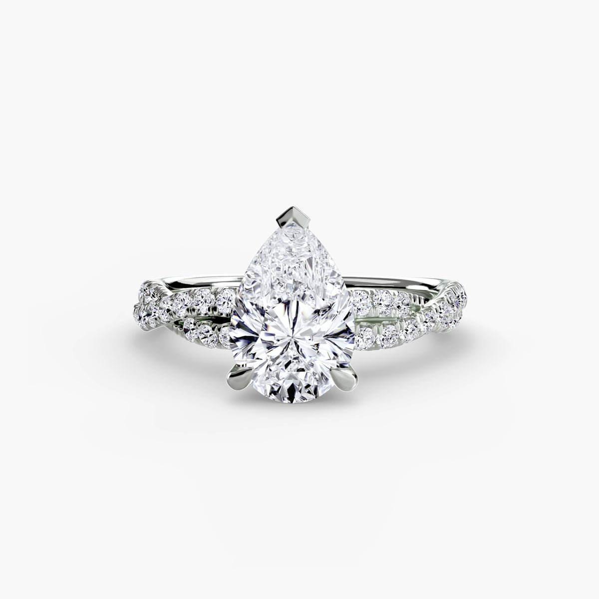 Ring Setting - 950 Platinum (Emerald)