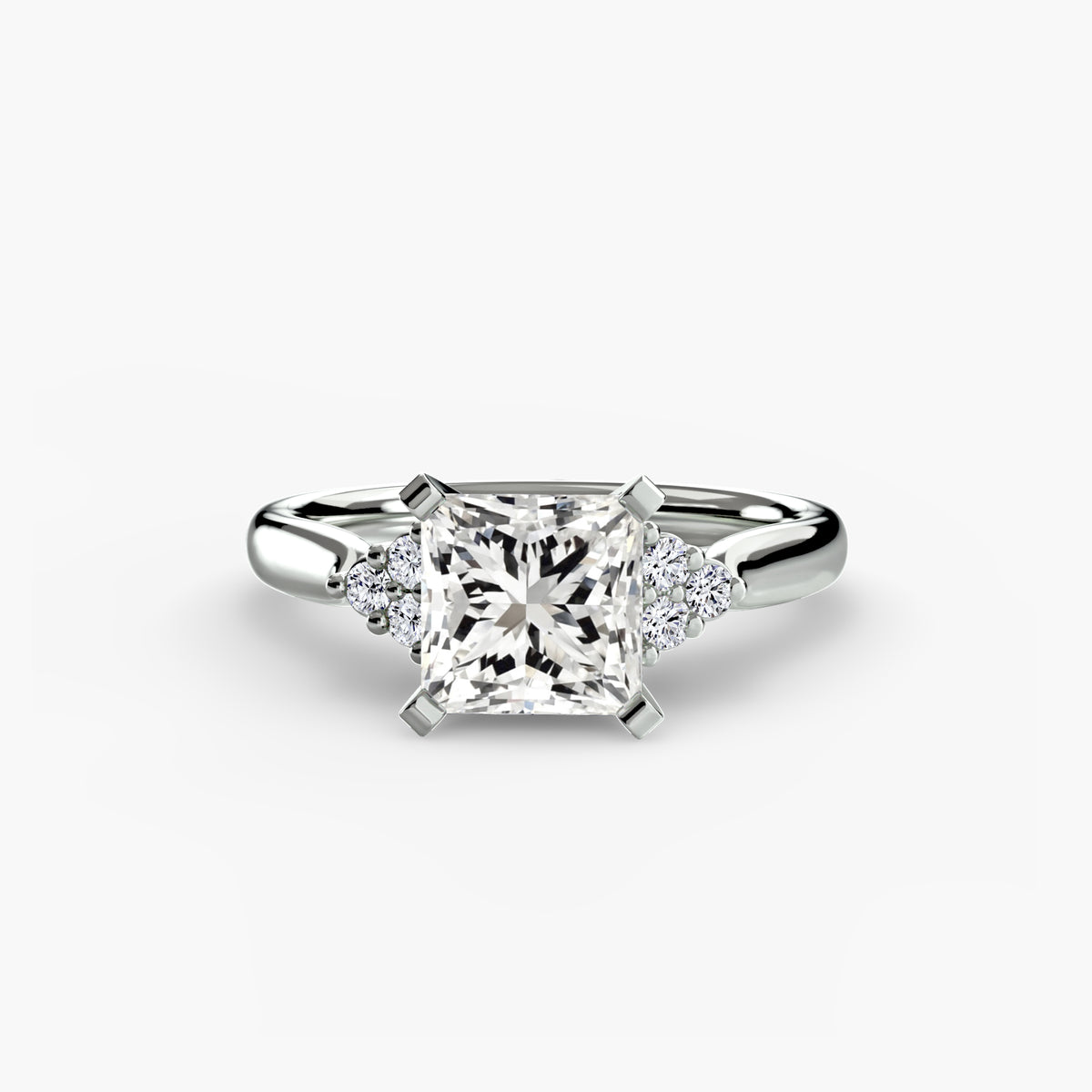 Ring Setting - 950 Platinum (Cushion)