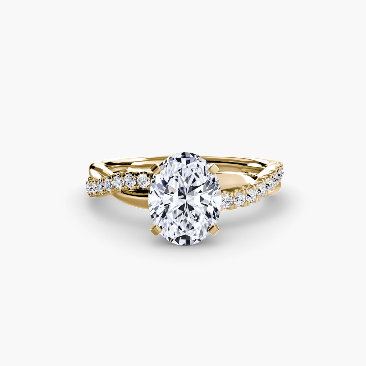 Ring Setting - 18K Yellow Gold (Pear)