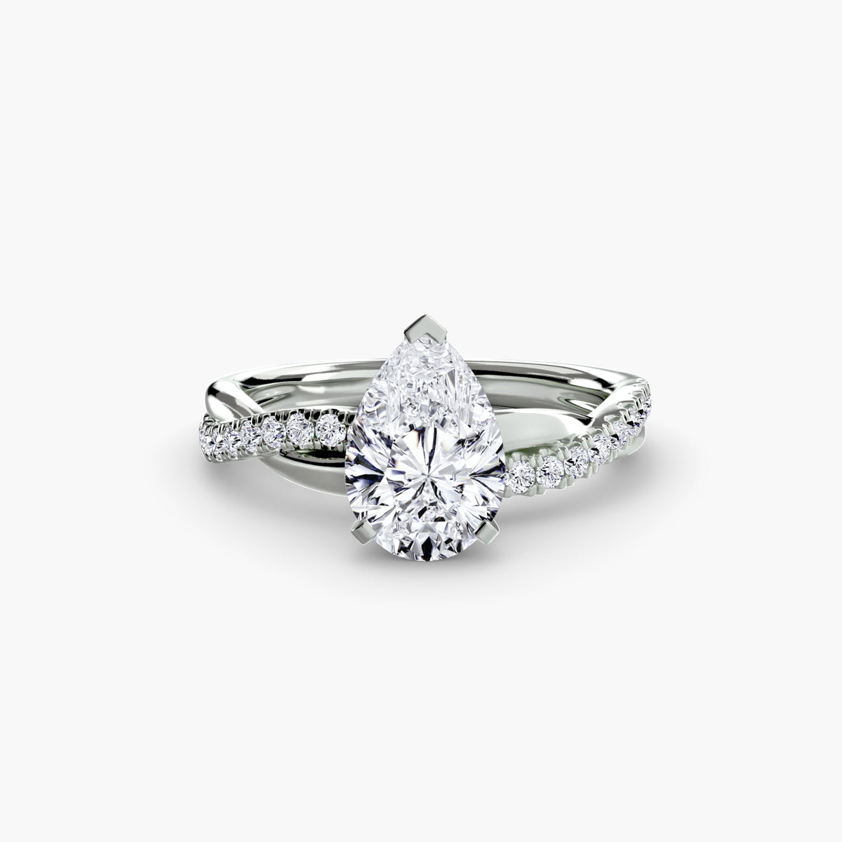 Ring Setting - 950 Platinum (Emerald)