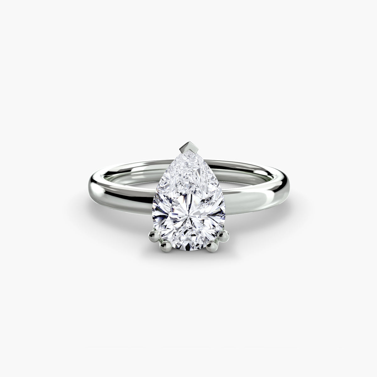 Ring Setting - 950 Platinum (Emerald)