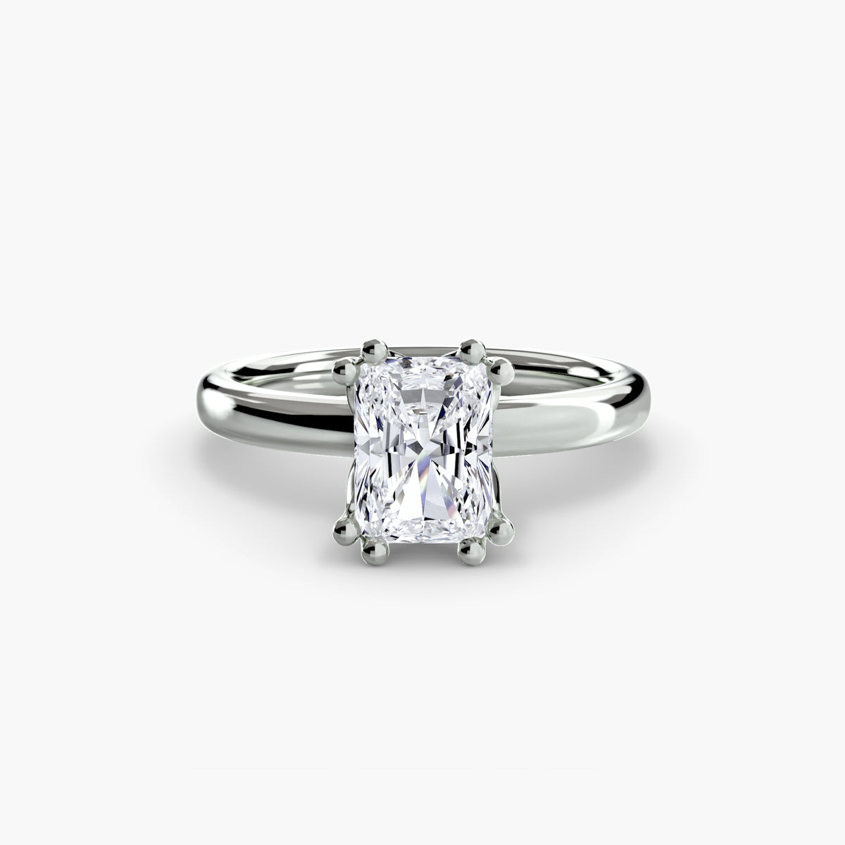 Ring Setting - 950 Platinum (Asscher)