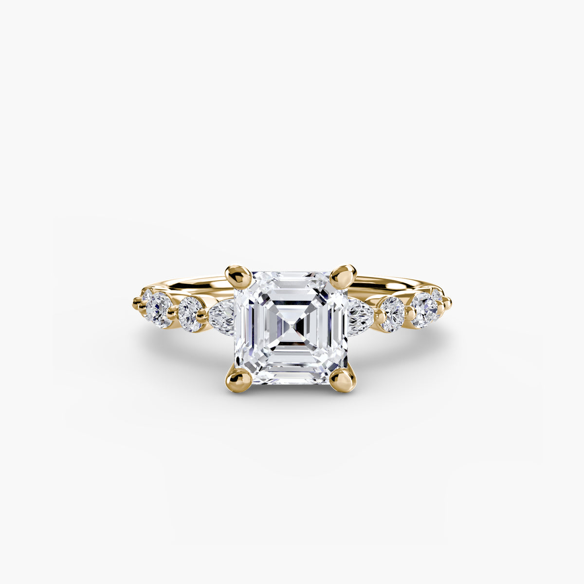 Ring Setting - 18K Yellow Gold (Marquise)