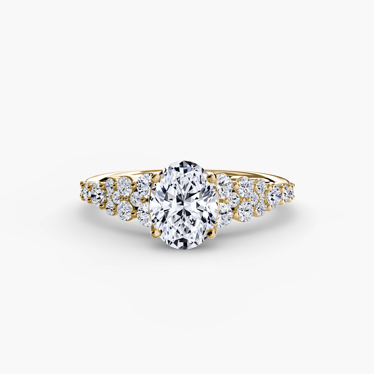 Ring Setting - 18K Rose Gold (Oval)