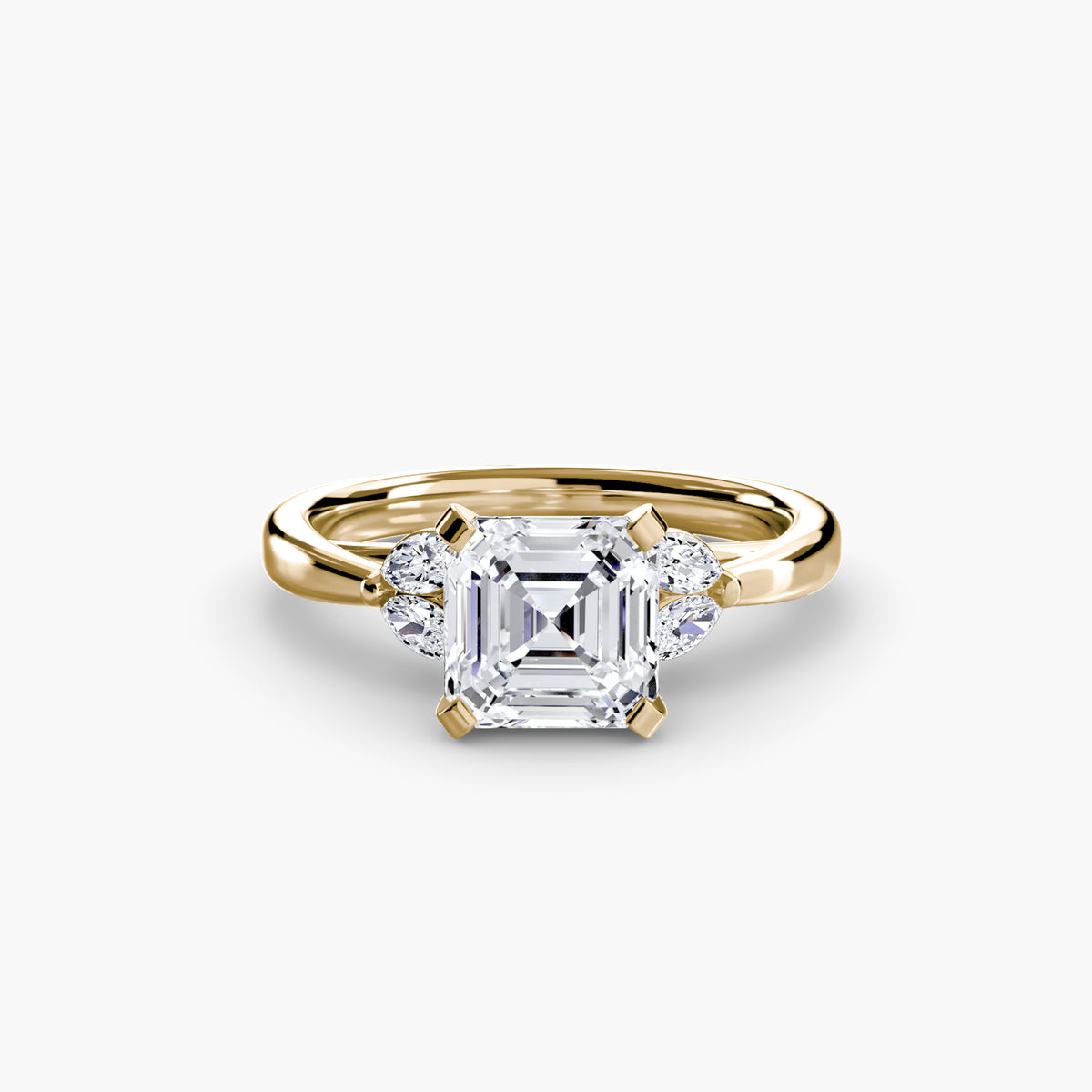 Ring Setting - 18K Yellow Gold (Marquise)