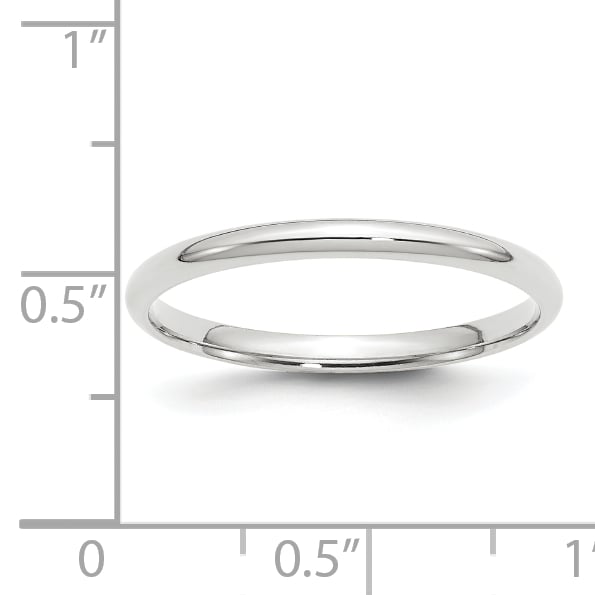 10KW 2mm LTW Comfort Fit Band Size 12.5