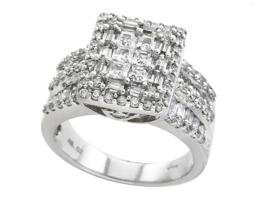 EFFY 14K WHITE GOLD DIAMOND RING
