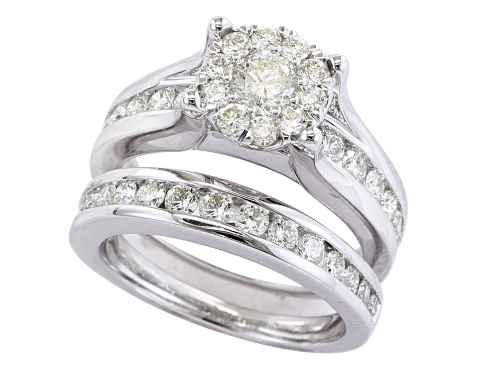 EFFY 14K WHITE GOLD DIAMOND RING
