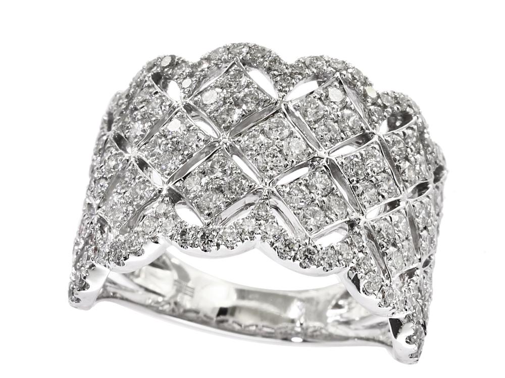 EFFY 14K WHITE GOLD DIAMOND RING