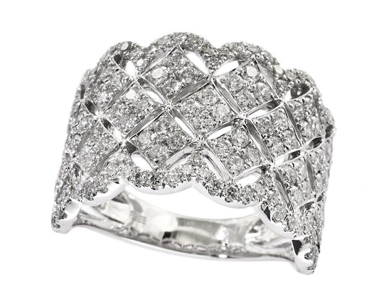 EFFY 14K WHITE GOLD DIAMOND RING