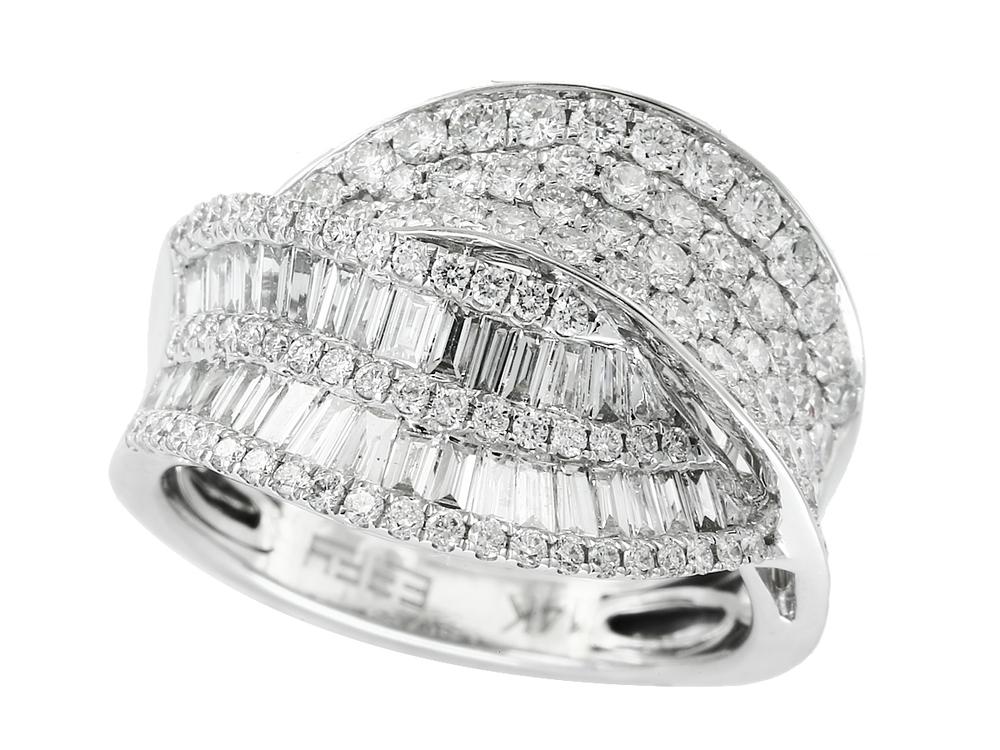 EFFY 14K WHITE GOLD DIAMOND RING