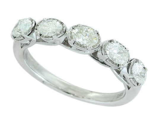 EFFY 14K WHITE GOLD DIAMOND RING