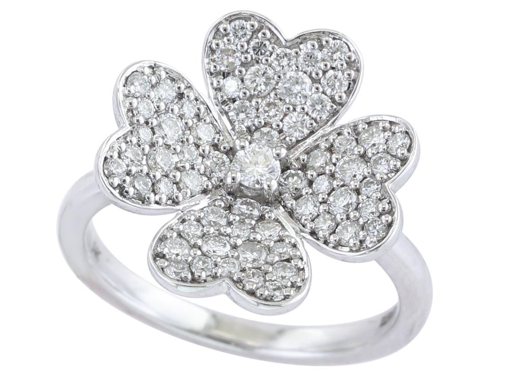 EFFY 14K WHITE GOLD DIAMOND RING