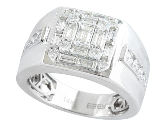EFFY 14K WHITE GOLD DIAMOND RING