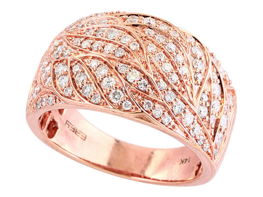 EFFY 14K ROSE GOLD DIAMOND RING