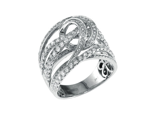 EFFY 14K WHITE GOLD DIAMOND RING