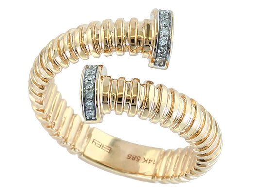 EFFY 14K YELLOW GOLD DIAMOND RING