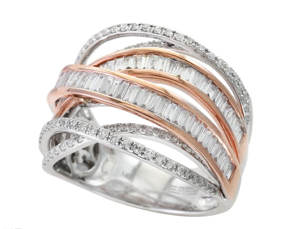 EFFY 14K WandR DIAMOND RING