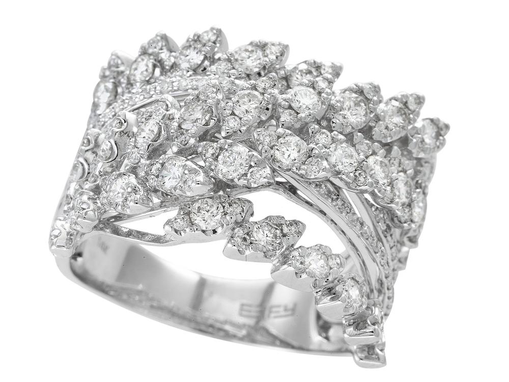 EFFY 14K WHITE GOLD DIAMOND RING