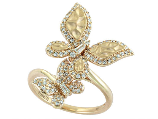 EFFY 14K YELLOW GOLD DIAMOND RING