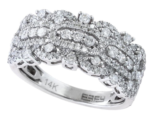 EFFY 14K WHITE GOLD DIAMOND RING