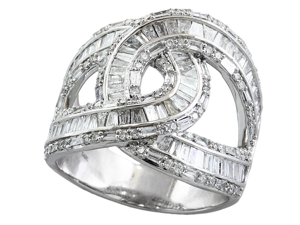 EFFY 14K WHITE GOLD DIAMOND RING