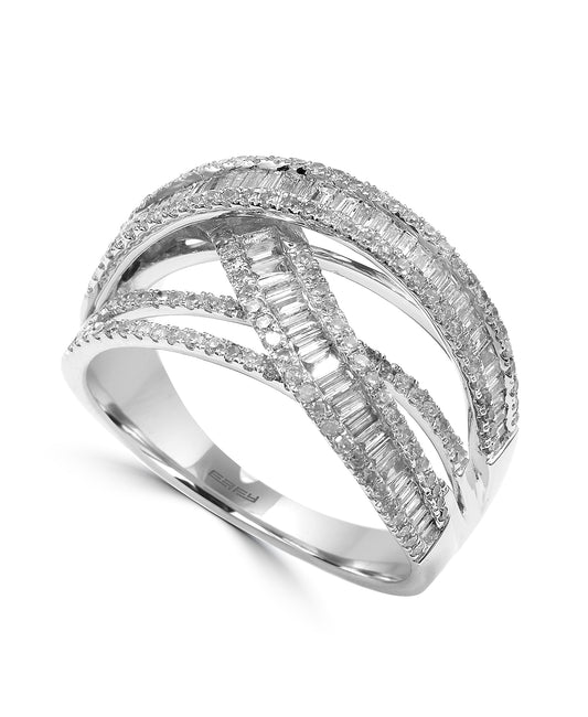 Effy 14K White Gold Diamond Ring
