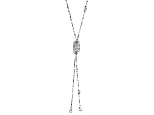 EFFY 14K WHITE GOLD DIAMOND NECKLACE