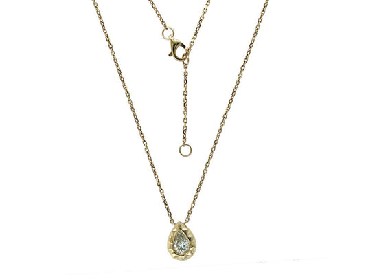 EFFY 14K YELLOW GOLD DIAMOND NECKLACE (WITH  0.34CT  CENTER SIZE) CENTER SIZE: 0.34CT