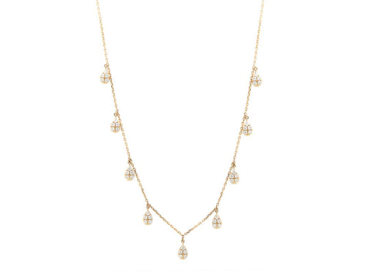 EFFY 14K YELLOW GOLD DIAMOND NECKLACE