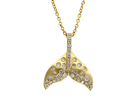EFFY 14K YELLOW GOLD DIAMOND PENDANT