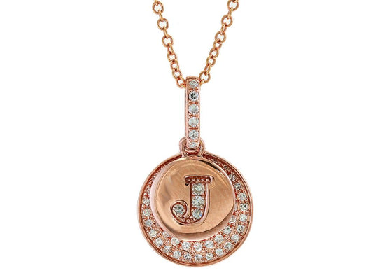 EFFY 14K ROSE GOLD DIAMOND PENDANT