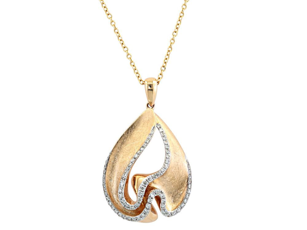 EFFY 14K YELLOW GOLD DIAMOND PENDANT