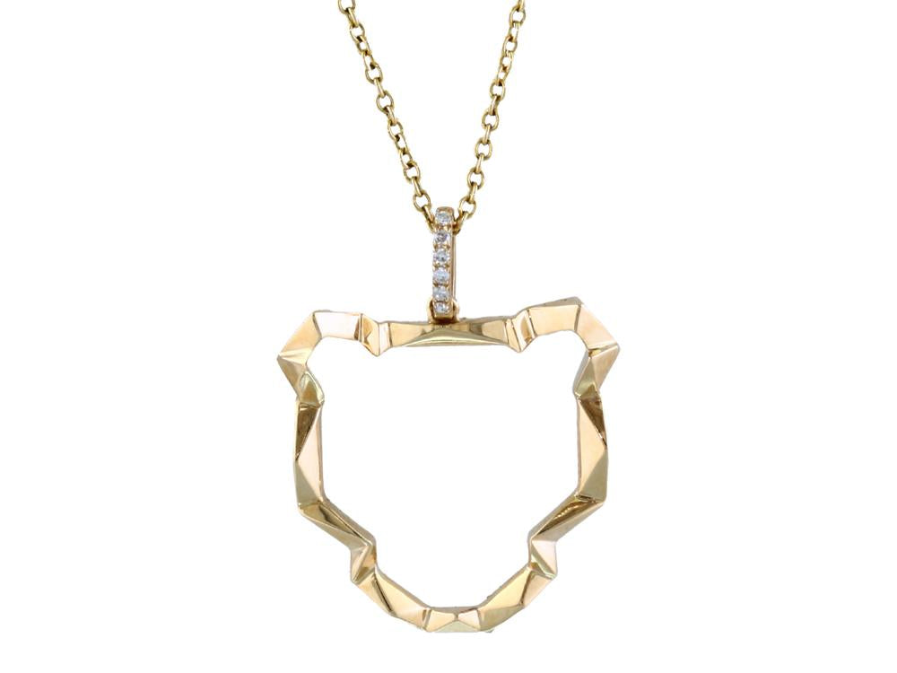 EFFY 14K YELLOW GOLD DIAMOND PENDANT
