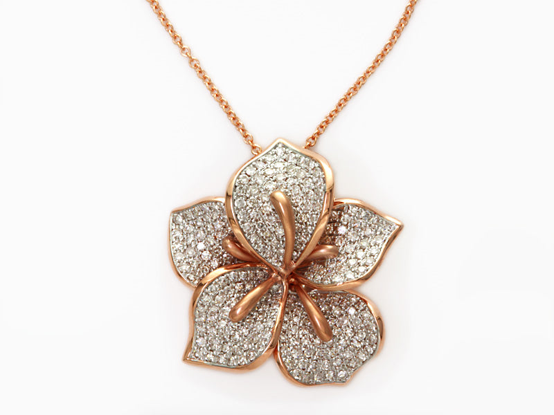 EFFY 14K ROSE GOLD DIAMOND PENDANT
